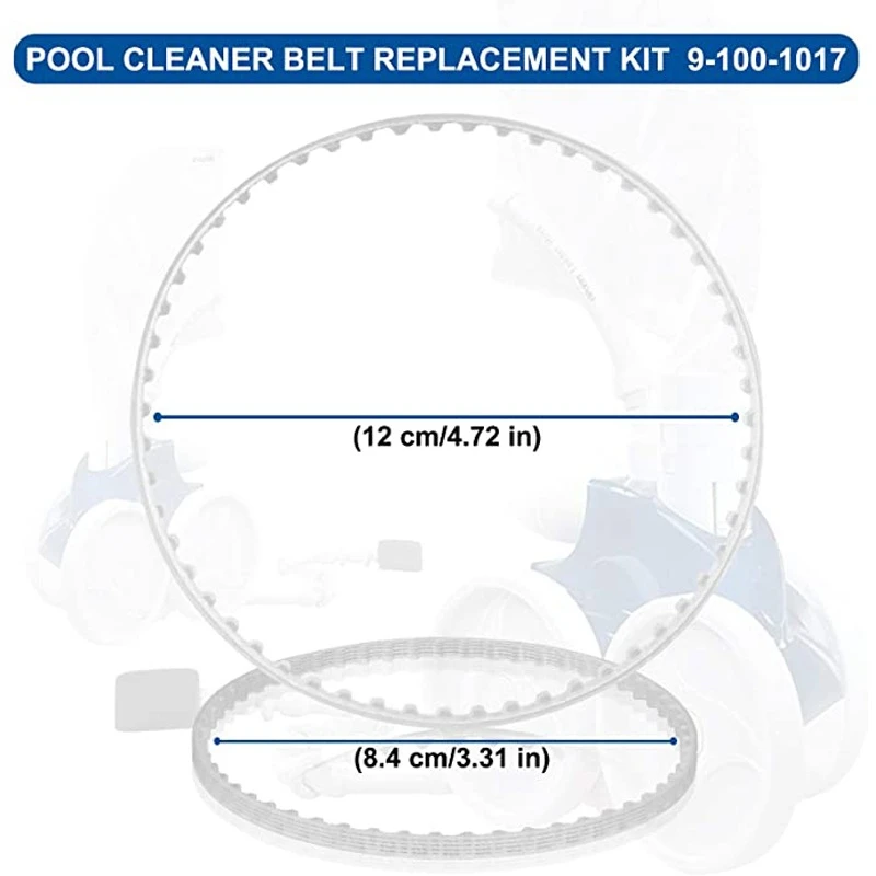 

Belt Replacement Kit,for Polaris 9-100-1017 Belt Kit,Small and Large Belt for Polaris 360 380,Polaris Pool Cleaner Parts