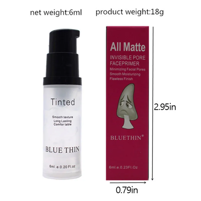 6 мл основа для лица грунтовка макияжа Жидкий матовый макияж тонкие линии масло