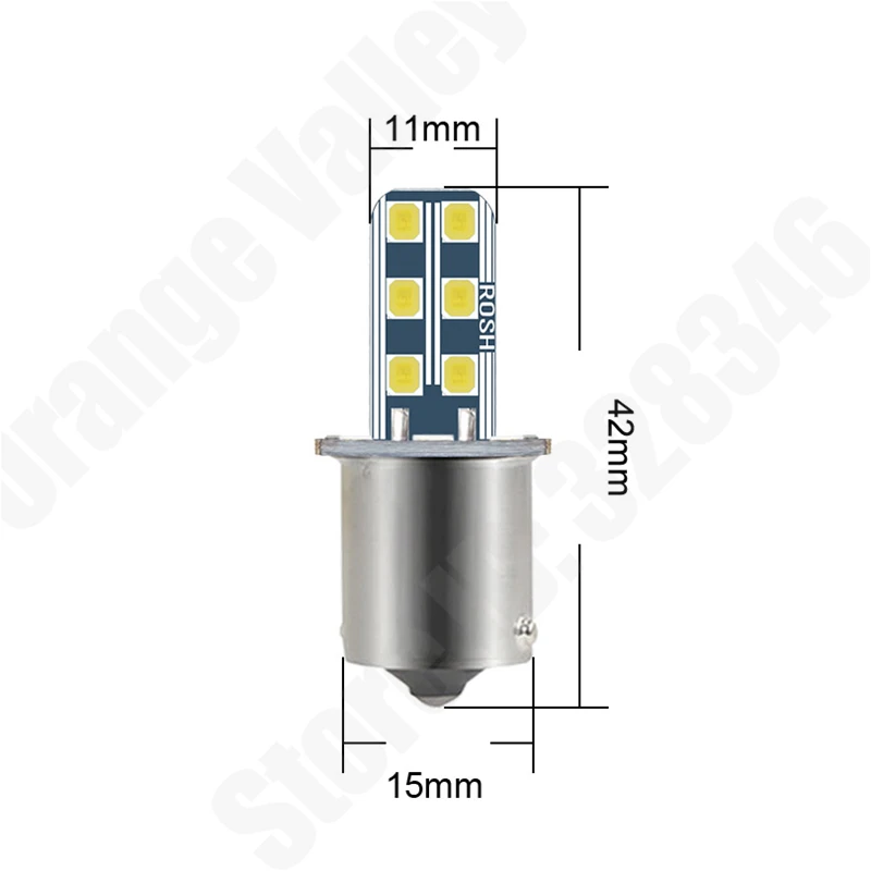 10 шт. 1156 BA15S P21W S25 3496 Автомобильные светодиодные лампы s 8 5050 SMD Стоп светильник