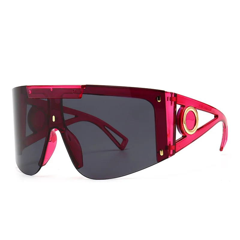 

Letter Brand Design 2021 Square Big Frame Sunglasses Women Men Male Ladies Outdoor Sports Sun Glasses Shades Oculos De Sol Gafas