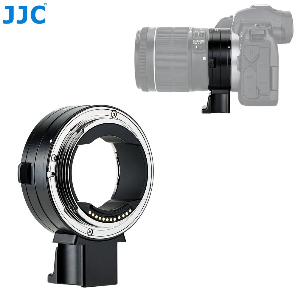 JJC CA-EF_RF адаптер для крепления объектива для крепления Canon EF/EF-S Крепление объектива к Canon RF крепление для корпуса камеры