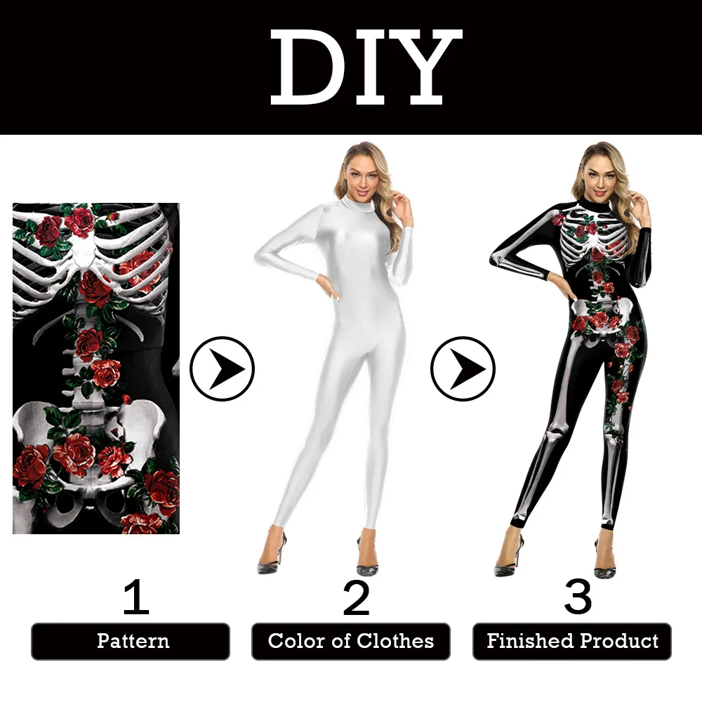 NADANBAO DIY Настроить комбинезоны 3D цифровая печать женские боди