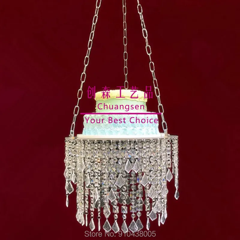 Розничная продажа акриловые стойки для торта деко стеклянная хрустальная люстра