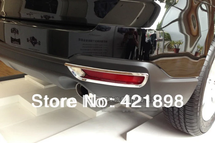 For Subaru Forester 2013 2014 2015 ABS Chrome Rear Fog Light Lamp Cover Trim Molding Bezel Garnish | Автомобили и мотоциклы
