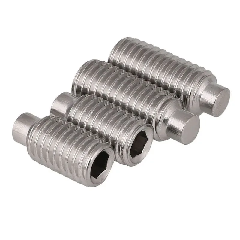 DIN915 304 нержавеющая сталь Внутренний шестигранный цилиндрический концевой