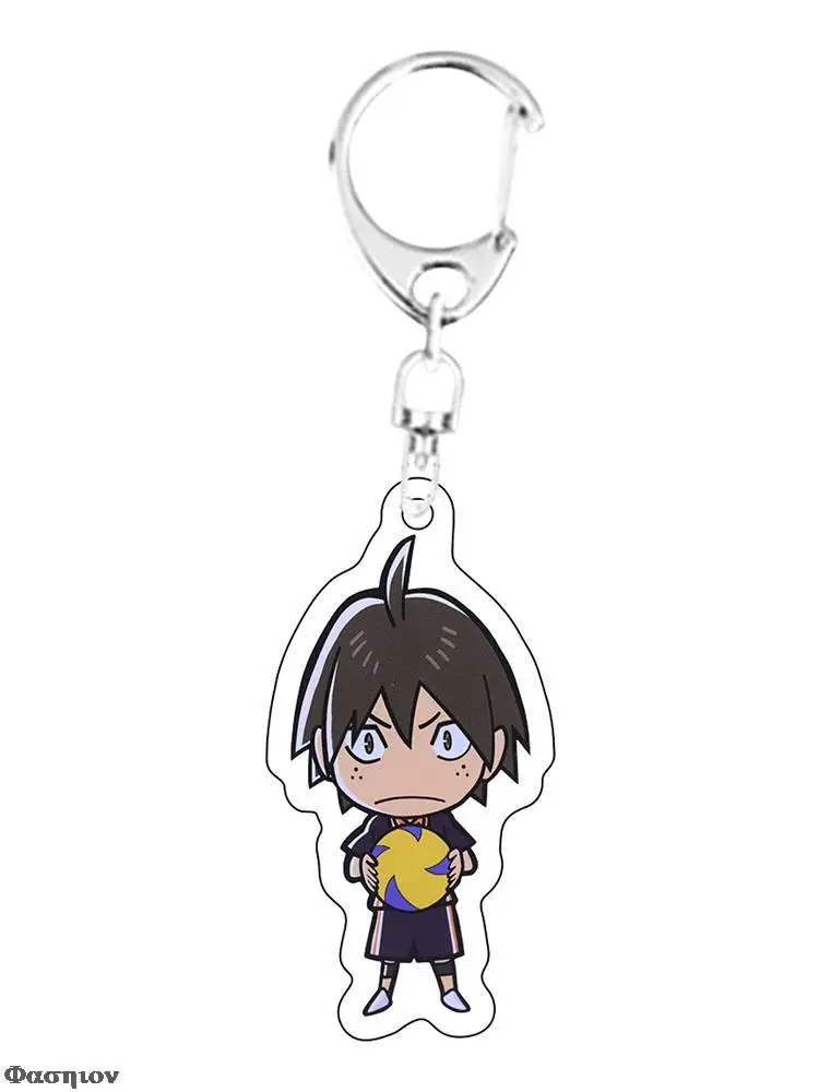 Милый брелок с подвеской в стиле аниме для косплея Haikyuu! Новые модные акриловые
