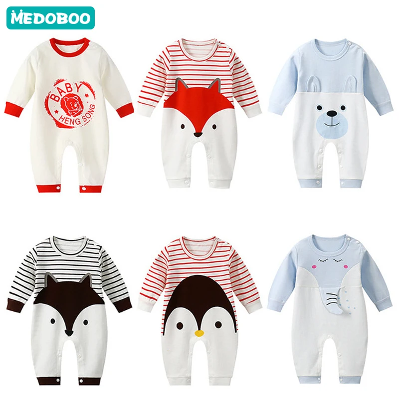 Medoboo/Детский комбинезон для мальчиков и девочек комбинезоны новорожденных