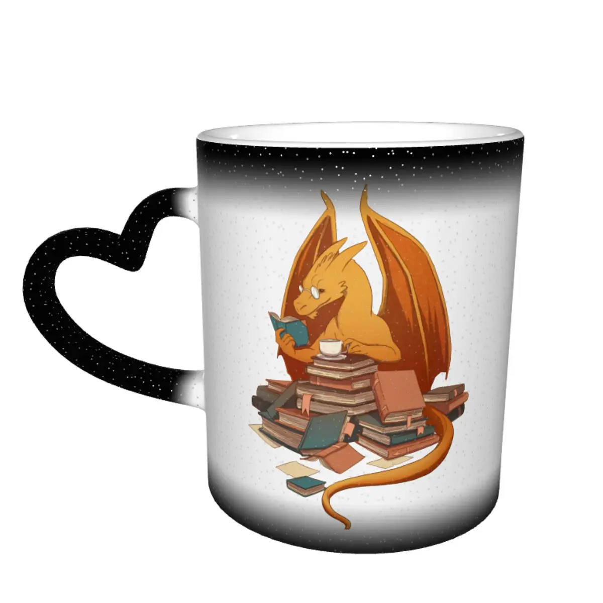 

Dragon Mug Espresso The Changes Color Mug Creative Cool Porcelain Cups