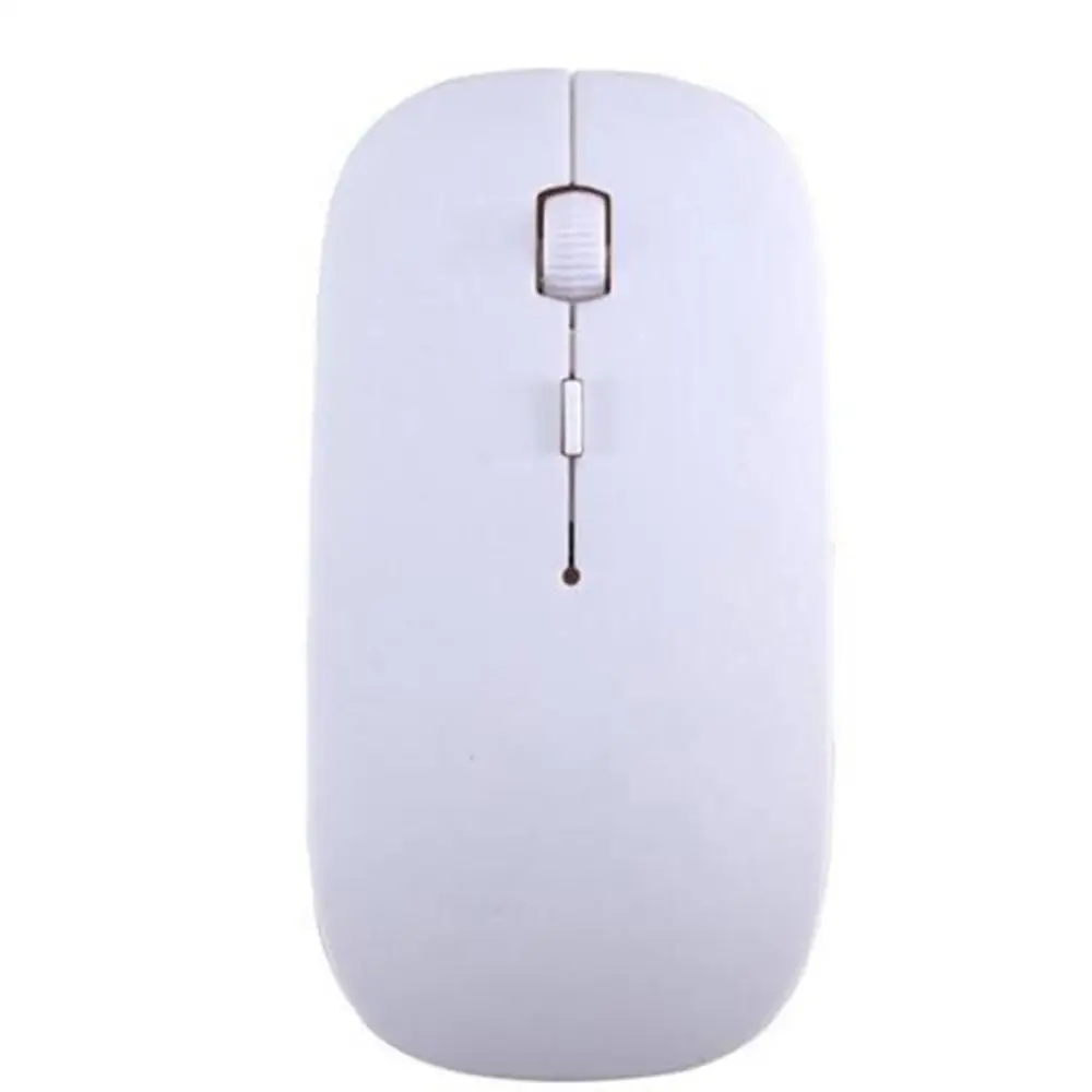 white 1600 dpi USB оптическая беспроводная компьютерная мышь 2,4G приемник супер тонкая мышь для ПК ноутбука дропшиппинг - Цвет: white