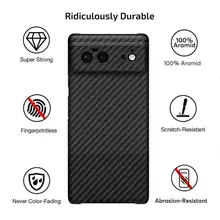 Carbon Fiber Case For Google Pixel 6 Pro Case Protect The Phone Lens Ultra-thin Anti-drop Pixel 6 Cover O1X2