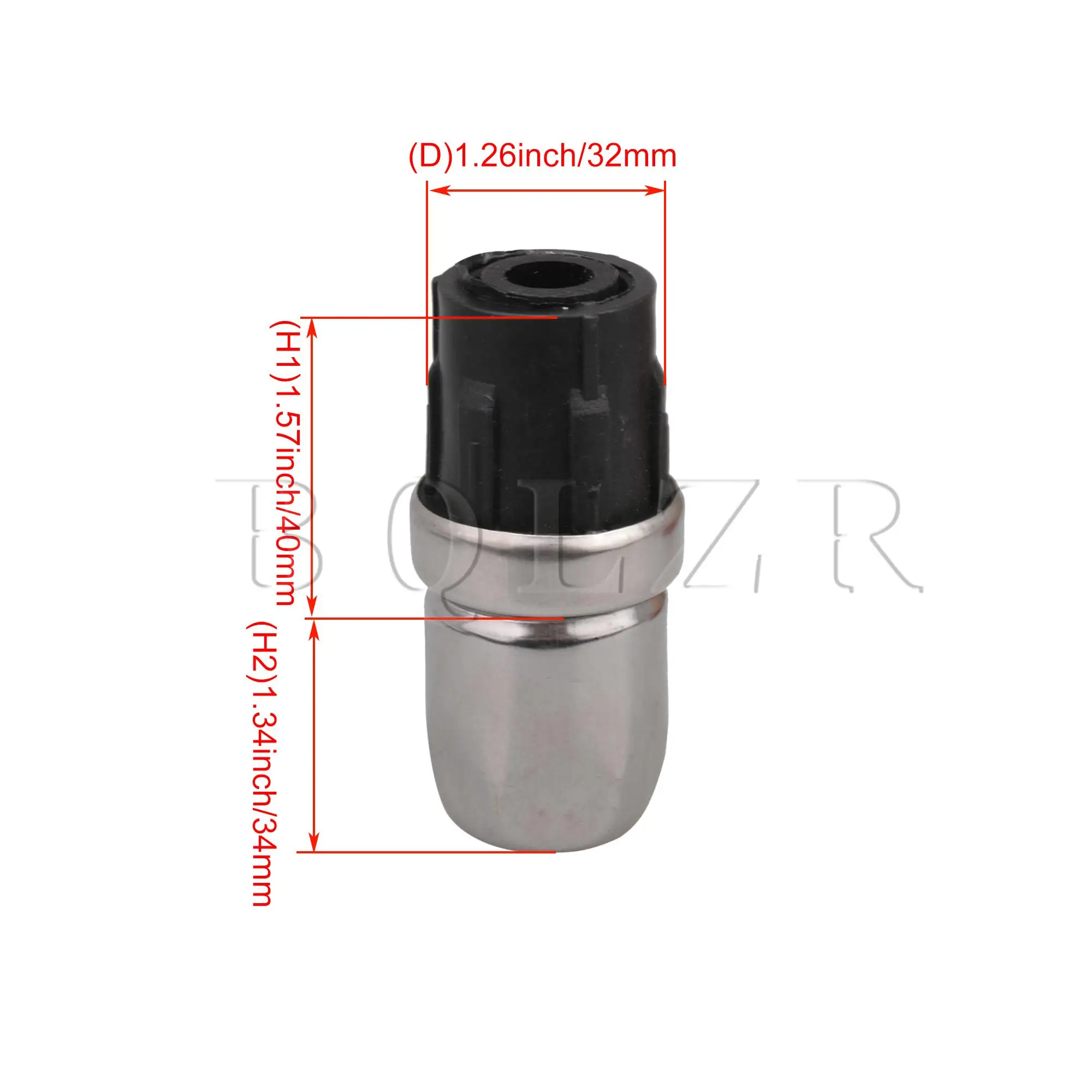 

BQLZR 4 Pieces 3.2x3.2cm Adjustable Round Bullet Foot for Sofa Chair Table Leg