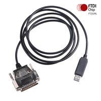 ftdi usb rs232 to db25 cable for fanuc cnc control data transfering serial cable compatible c 232r us 232r