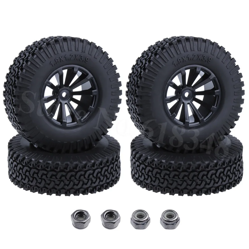 4 шт. 1 9 &quotшины и диски для шин диаметр пены: 96 мм ширина: 28 1/10 RC Rock Crawler Axial SCX10 RC4WD D90
