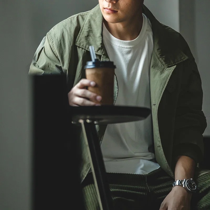 Куртка Maden M59 Мужская джинсовая зеленая винтажная верхняя одежда из денима