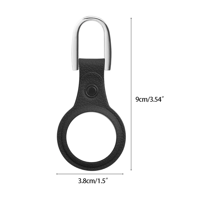 

C9GD For AirTag Silica Gel Protective Sleeve Locator Positioning Anti-lost Device U-shaped Keychain Exquisite Small