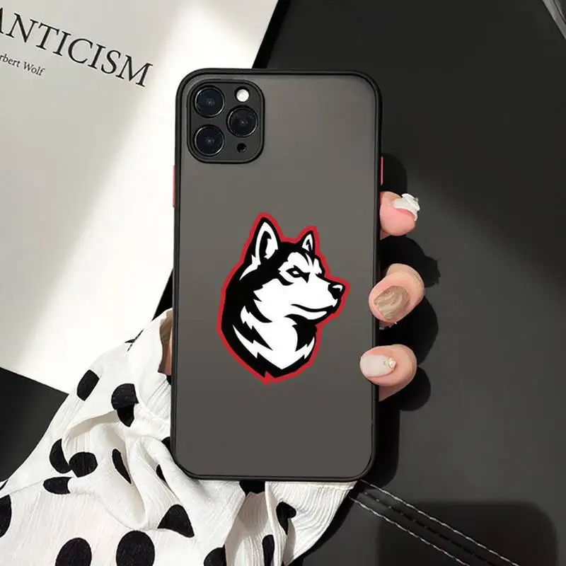 

Husky cute love pet animal Phone Case Matte Transparent for iPhone 7 8 11 12 s mini pro X XS XR MAX Plus cover funda