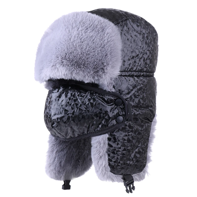 Русская Шапка-ушанка для мужчин и женщин зимняя женская шапка-бомбер из