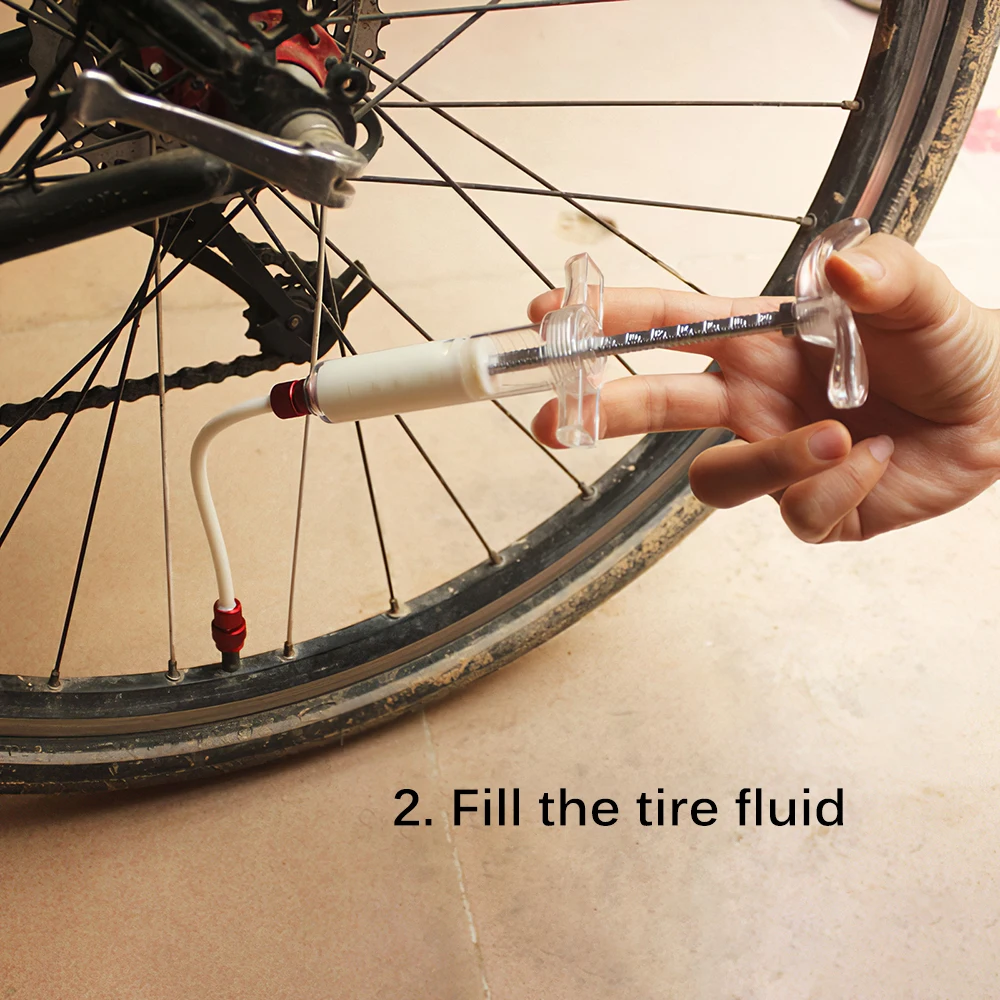 

Инжектор герметика для бескамерных шин, для горных и шоссейных велосипедов