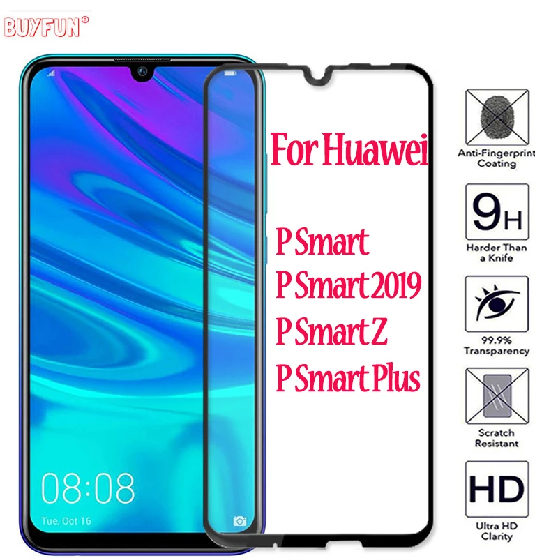 Защитное стекло на P Smart 2019 закаленное безопасное для huawei Psmart Smart2019 Plus Z протектор