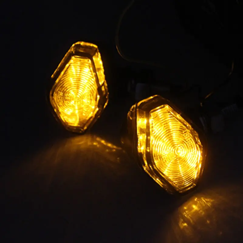 Мини светодиодные указатели поворота для мотоцикла огни Универсальные фары