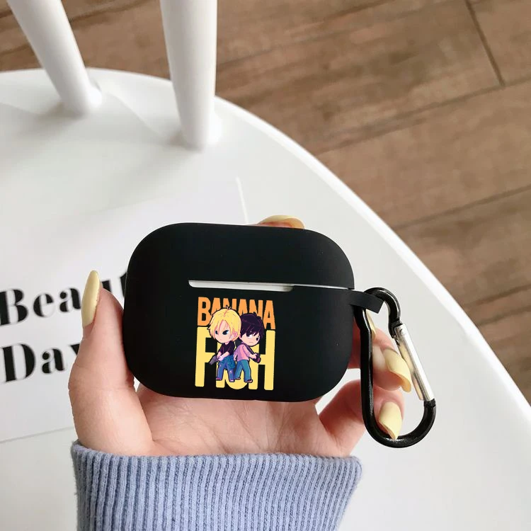 

Earphone Case anime Banana Fish Silicone Case For Airpods Pro Case Wireless Bluetooth for apple airpods pro Case Cover