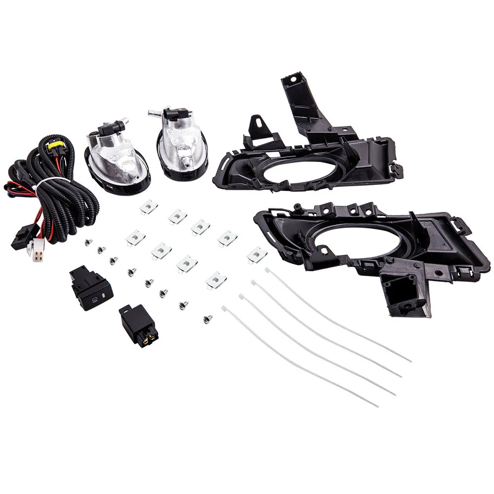 

Bumper Fog Lights w/Bulbs+Switch Left+Right For Mazda 3 Sedan 2007-2009