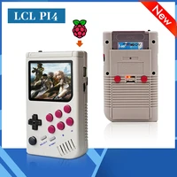 new handheld game console lcl pi boy 4 for pspn64md raspberry pi cm4 classic video players suppot hd output with tf cartridge