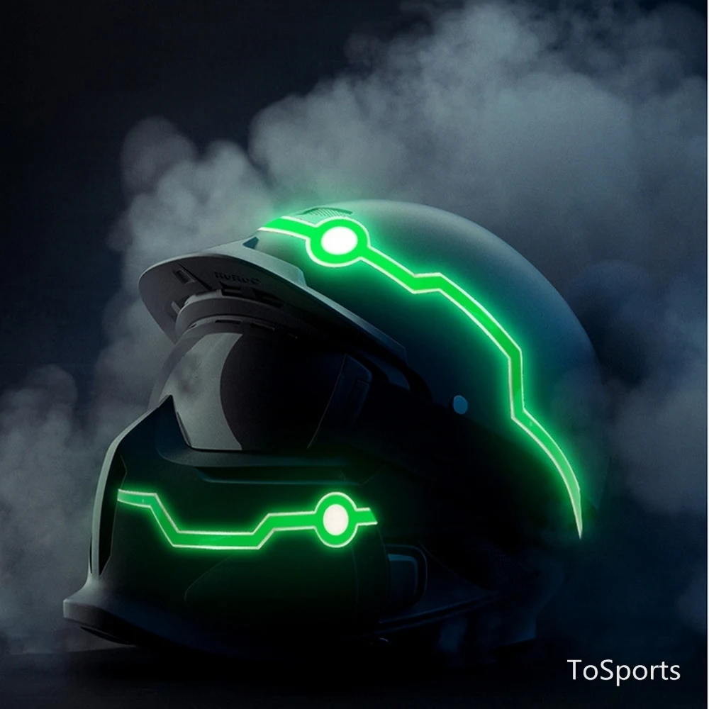 Светильник вая балка для мотоциклетного шлема СВЕТОДИОДНАЯ световая легкий и