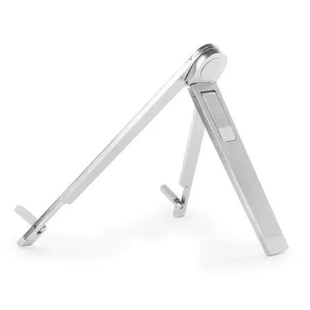 Universal Adjustable Tablet Desk Stand for watching media and typing Premium Silver Compatible 7 to 13 inches |