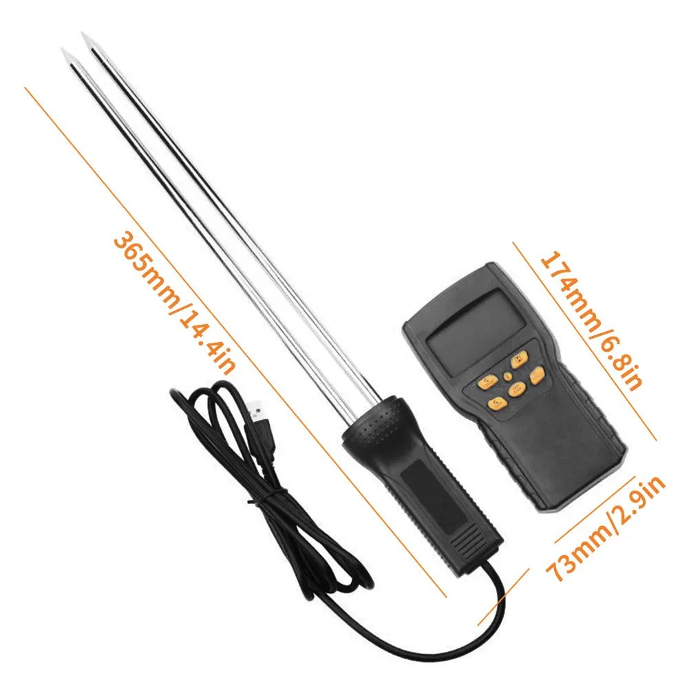 

New Digital Grain Moisture Meter MD7822 LCD Display Portable Humidity Tester Contains Wheat Corn Rice Moisture Test Meter