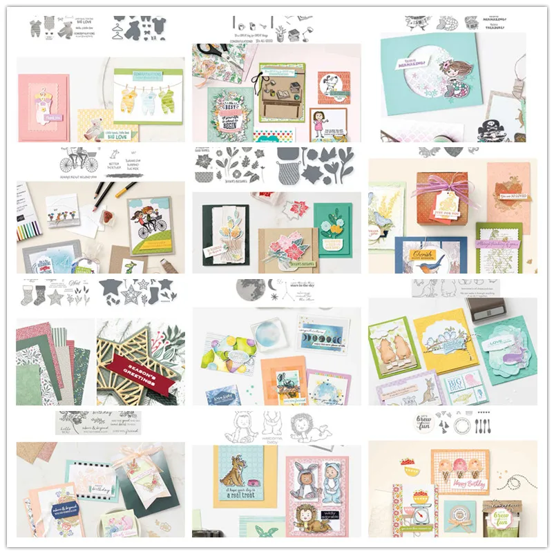 

Metal Cutting Dies and Stamps Stencil Templates for Diy Scrapbooking Album Paper Card Making Embossing New Arrival 2021