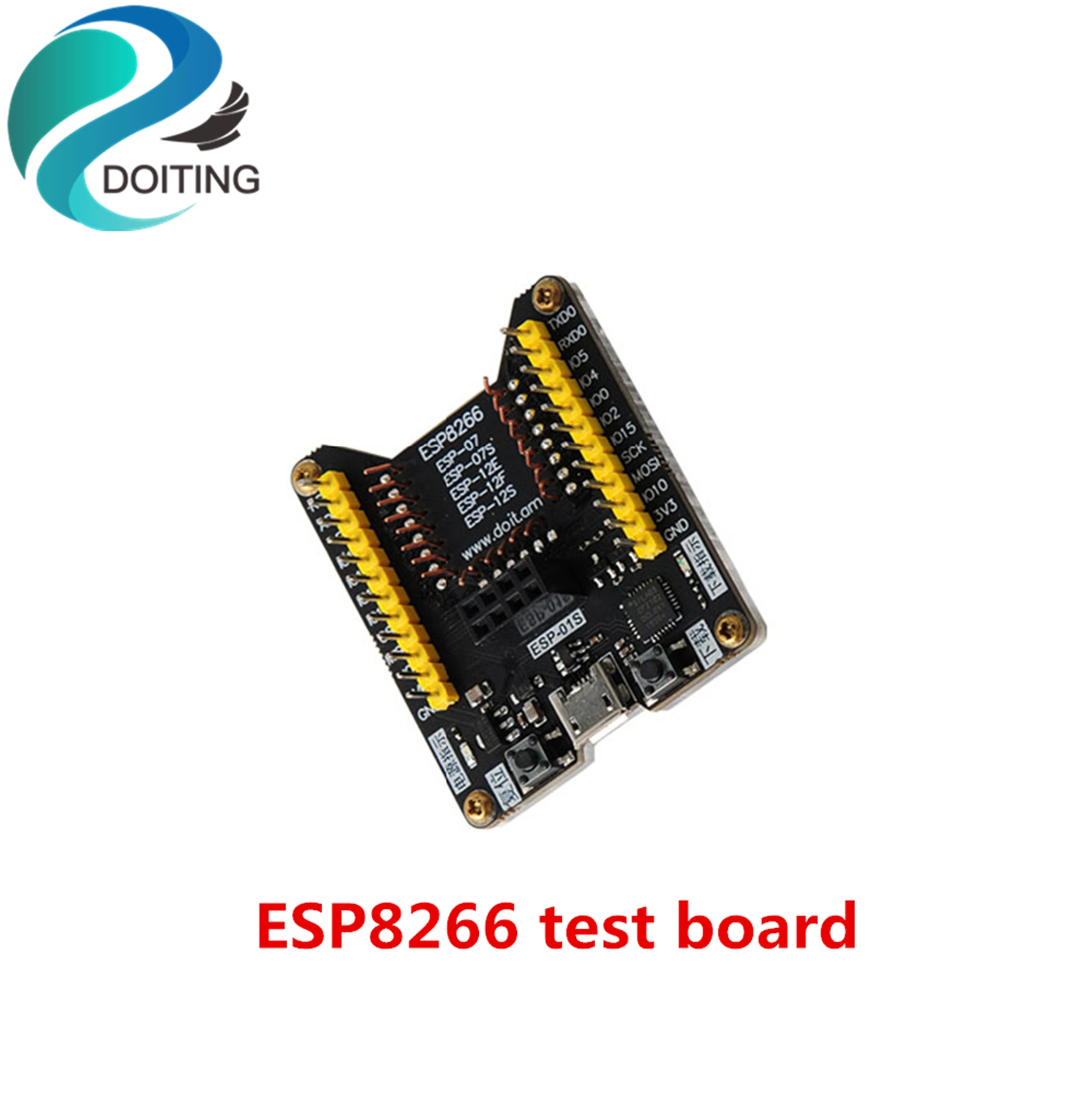 DOITING 5pcs ESP-01s Беспроводной Wi-Fi модуль + ESP8266 макетная плата серийный для