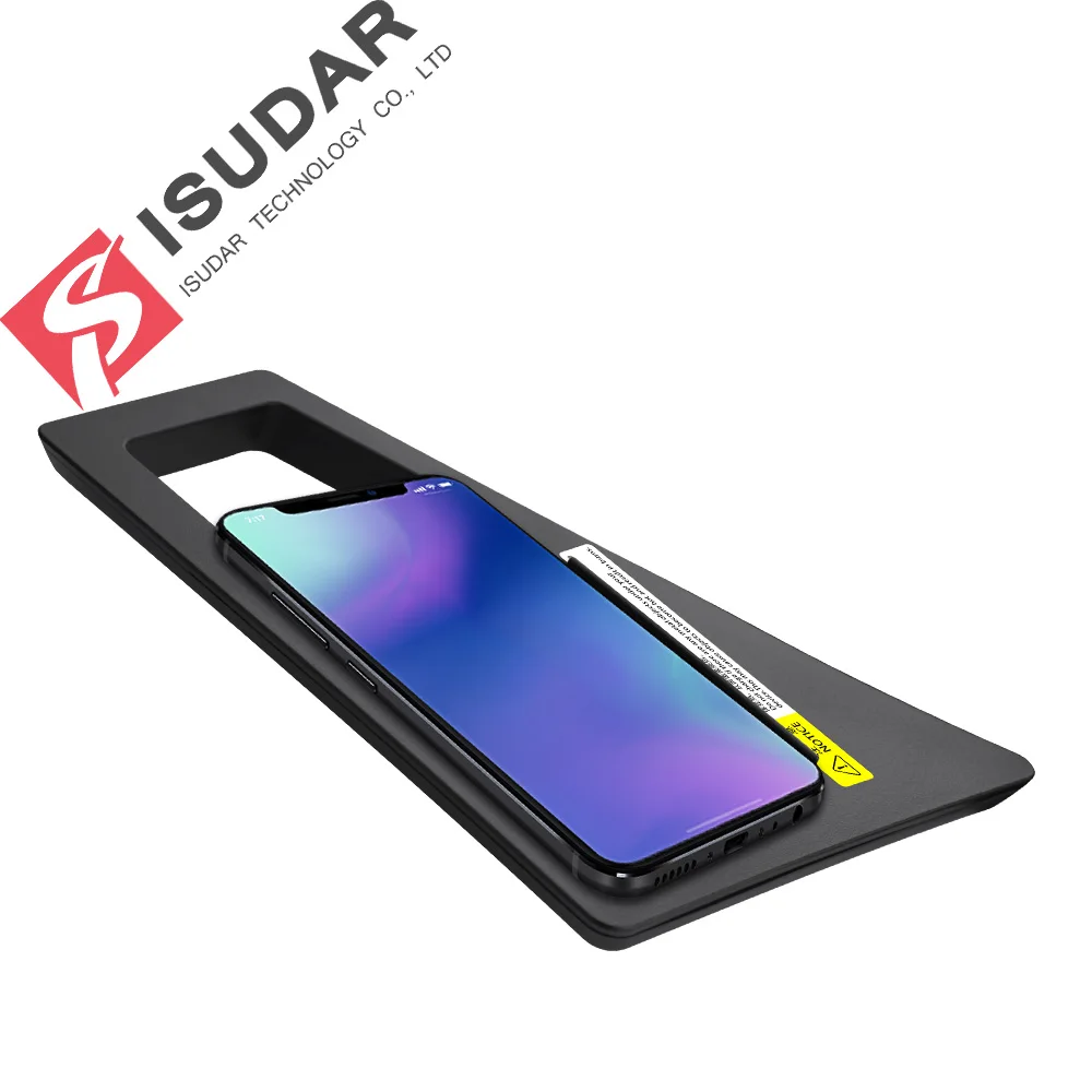 ISUDAR 10 Вт Qi автомобиля Беспроводной Зарядное устройство авто Быстрый зарядки для