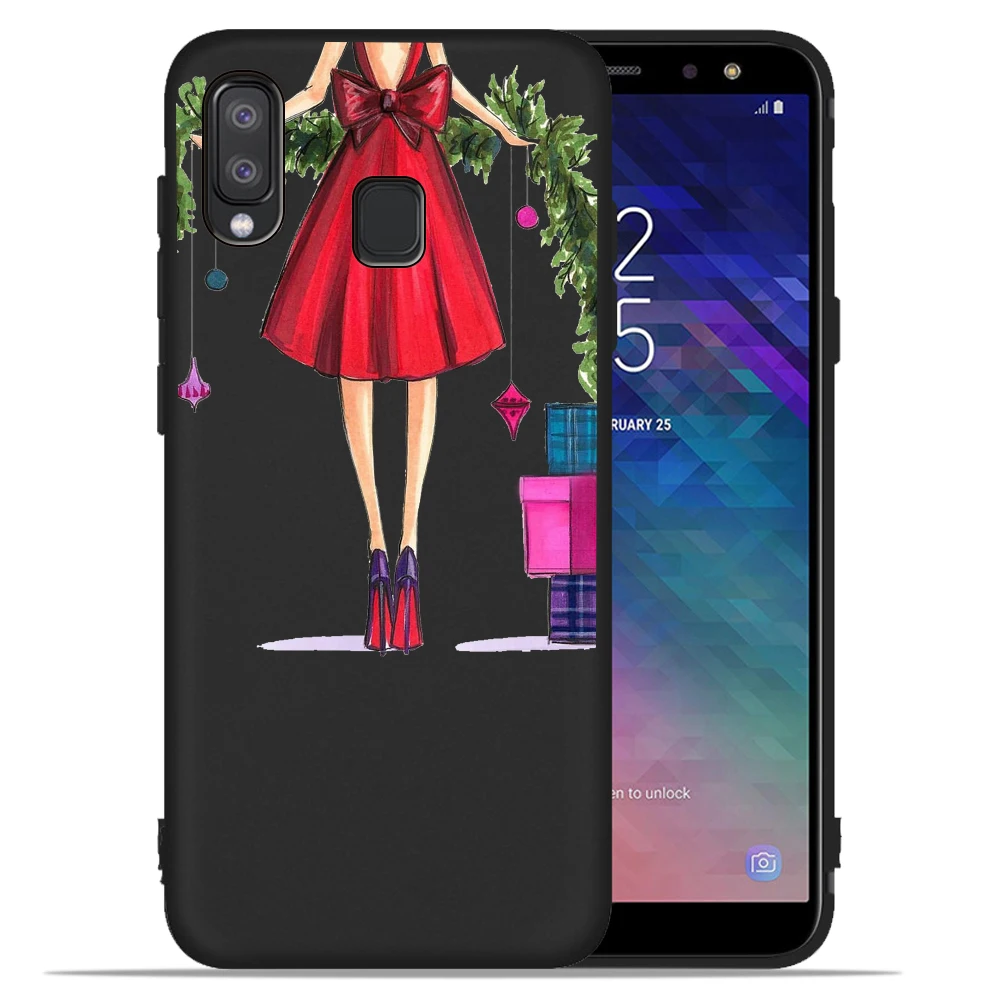 Рождественская роскошь Мода для девочек мягкий чехол для samsung Galaxy A50 A10 A20 A10E A20E A30 A40 A60 A70 M10 M20 M30 m40 Капа - Цвет: 15