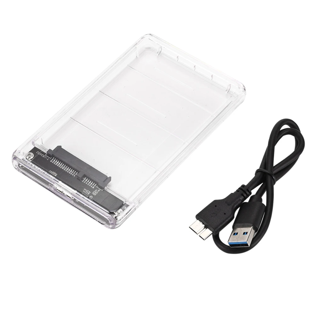 Внешний жесткий диск USB3.0 SDD прозрачный корпус для жесткого диска 2 5 дюйма SATA чехол