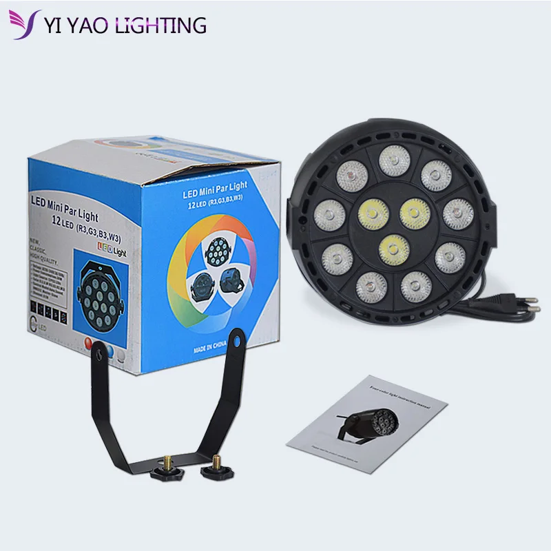 Светодиодный Par Can светильник DMX сценический точечный DMX512 DJ эффект для KTV Bar