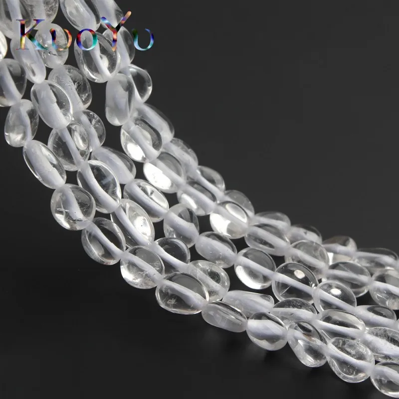 Бусины из прозрачного кварцевого кристалла 5-7 мм | Украшения и аксессуары