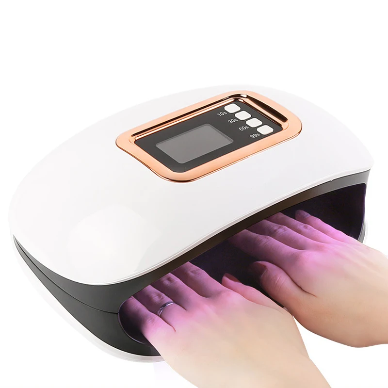 72W UV Lamp For Manicure LED Nail Dryer Lamp Sun Light Curing All Gel Polish Drying USB Smart Timing Nail Art Tools