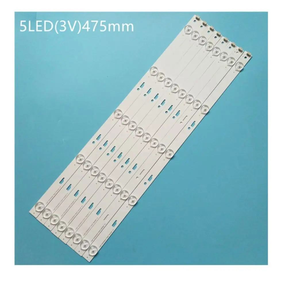 Лента светодиодной подсветки 5 ламп для Hitachi 49D1600 49HR332M05A0 V3 V4 4C-LB490T-HR4 49E301 49U3600C 49L510U18