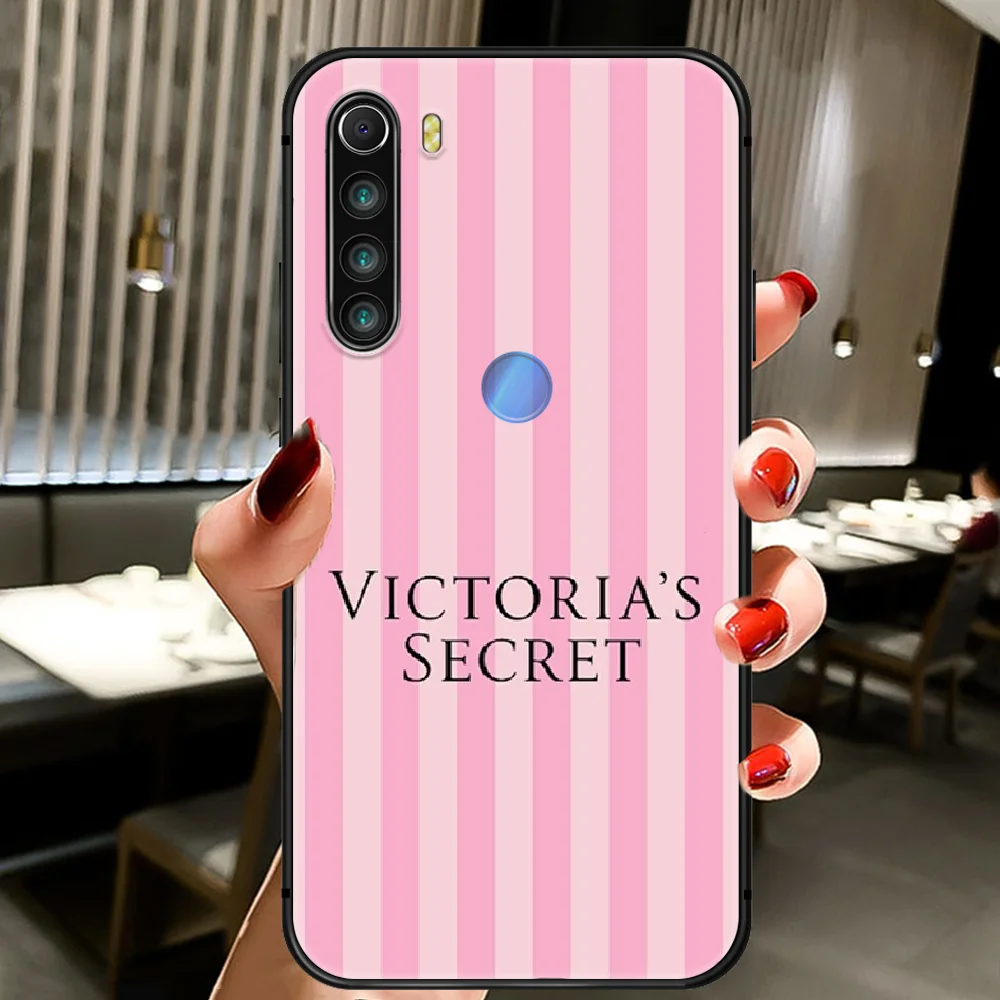 

Pink Fashion Brand Victoria Phone Case Cover Hull For XIAOMI Redmi 7a 8a S2 K20 NOTE 5 5a 6 7 8 8t 9 9s Pro Max black Coque