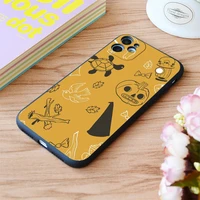for iphone over the garden wall pattern print soft matt apple iphone case 6 7 8 11 12 plus pro x xr xs max se
