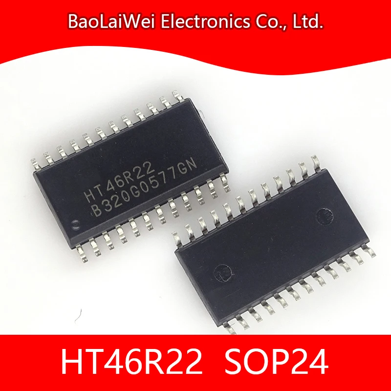 

200pcs HT46R22 DIP24 SOP24 ic chip Electronic Components Integrated Circuits Active Components
