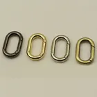1 шт. высокое качество металлическая петля овальные кольца кожаное неспаянное уплотнительное кольцо Dee кольцо для кошелька рюкзака Сумки Ремешок пряжка