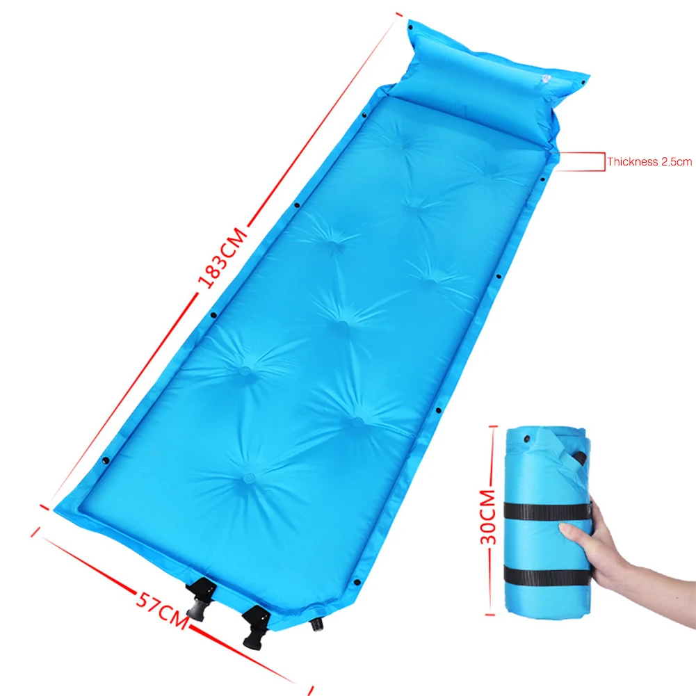 

2 Colors Camping Mat Self Inflatable Mattresses Camp Inflatable Mattress Outdoor Camp Mat Tent Mat Sleeping Pad Hiking Trekking