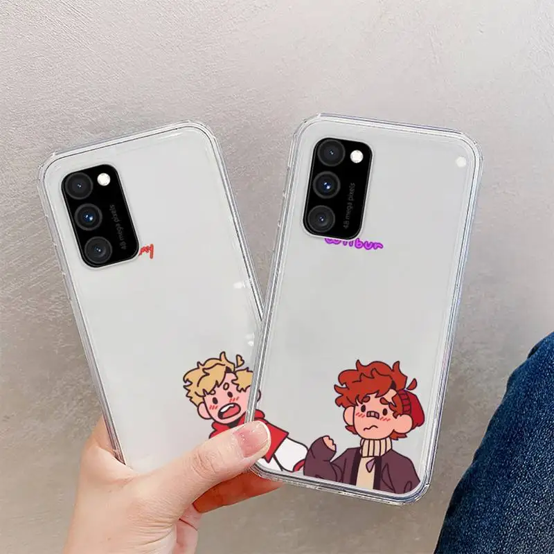 

dream smp anime Phone Case Clear For Samsung A 51 50 71 70 S 21 Huawei P 40 30 honor 20 10 i OnePlus 9 8 7 t x Pro Lite Plus