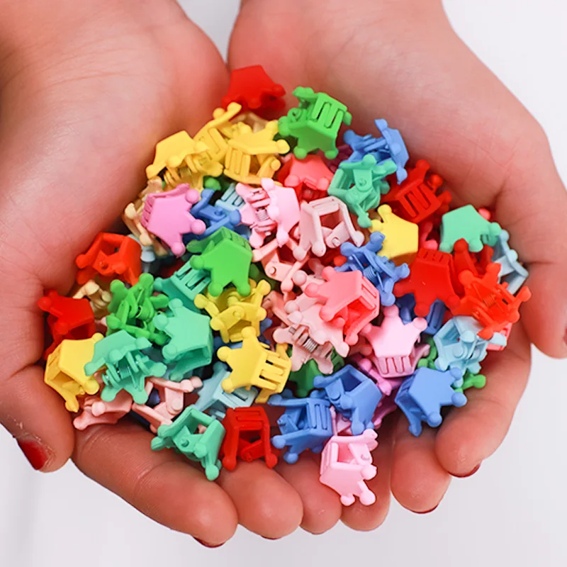 20 шт./компл. новые женские милые разноцветные заколки для волос в форме цветка