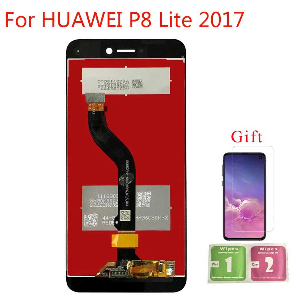 ЖК дисплей для Huawei P8 lite 2017 сменный сенсорный экран с дигитайзером в сборе huawei p9 1 5 2