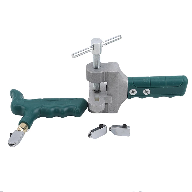 

Green Hand-Held Glass Tile Opener Diamond Glass Knife Cutter Handheld Multi-Function Hob
