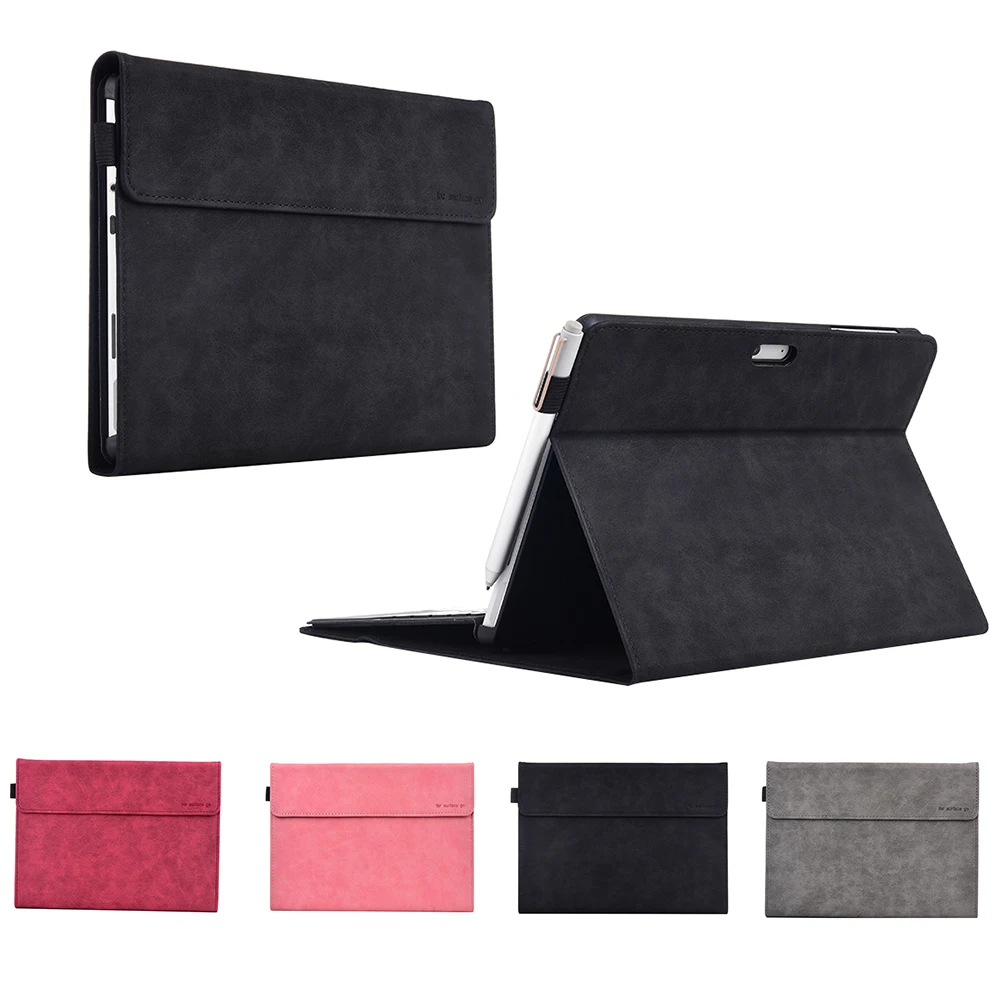 Чехол книжка для Microsoft Surface Go 10 дюймов чехол подставка из искусственной кожи