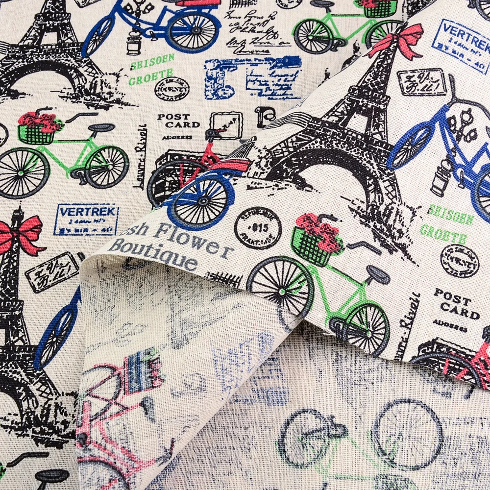 Вышивание Материал tissu мультфильм рисунок скатерти Подушка сумка Шторы teramila